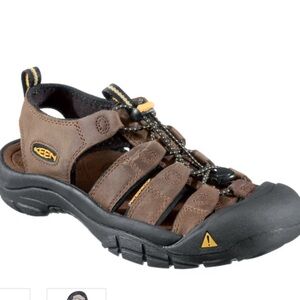 Men’s Keen Newport Leather Sandals, size 13